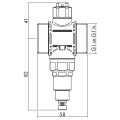 Inta Anti-Freeze Valve 1 Inch Male ZERO001 - 1
