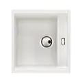 Abode Synchronist Compact 1.25B Inset/Undermount Sink - White AW3170 - 0