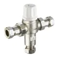 Rwc - 15mm Heatguard Dual Tmv2/3 Thermostatic Mixing Valve - 0