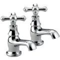 Bristan Colonial Basin Taps Chrome (Pair) K 1/2 C - 0