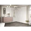 Envy Trend Optional 300mm Wetroom Splash Panel - Brushed Brass - 0