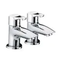 Bristan Capri Bath Pillar Taps Chrome (CAP 3/4 C) - 0