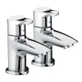 Bristan Capri Basin Pillar Taps Chrome (CAP 1/2 C) - 0