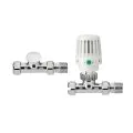 Honeywell VTL120-15S Straight TRV and Lockshield pack (15mm) - 0