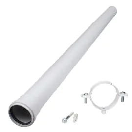 Vaillant Termination Kit 1m Extension White 0020219540