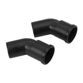 Vaillant Variable Termination Kit 45 Degree Elbow Black 0020219551