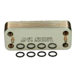 Ideal 173785 Heat Exchanger & 4 O Rings C95FF