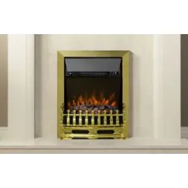 BeModern Bayden Classic 2kw Electric Fire Brass 19488