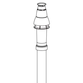 Ideal Vertical Flue Roof Kit (203132)