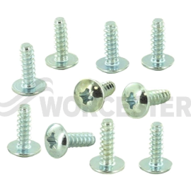 Worcester 29124212250 screw no.8x1/2 f/h type b self tap (10x)