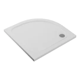 Vasca 45mm Low Profile 900mm Quadrant Tray & Waste - White