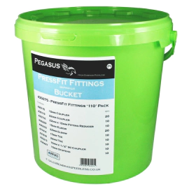 Pegasus PressFit (Water Only) Bucket – 110 Fittings 435075