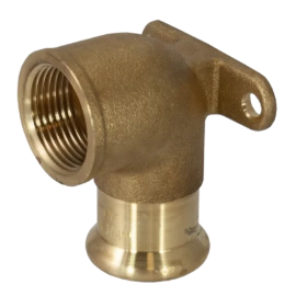 Pegasus PressFit (Water Only) Wallplate Elbow Female 15mm x 1/2" 435528