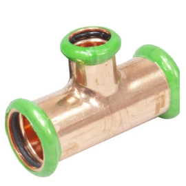Pegasus PressFit (Water Only) Reducing Tee – Branch 22mm x 22mm x 15mm 437722