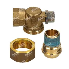 Baxi 5110466 Gas Tap C/W Nut & Tail Piece