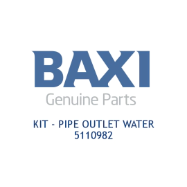 Baxi 5110982 Kit - Pipe Outlet Water
