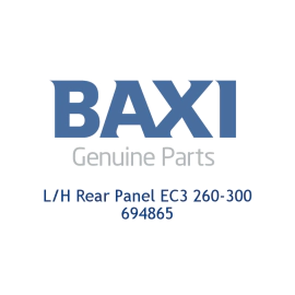 Baxi 694865 L/H Rear Panel Ec3 260-300