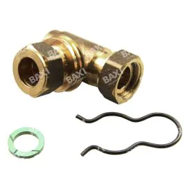 Baxi 720543501 Dhw Flow Fitting 15Mm