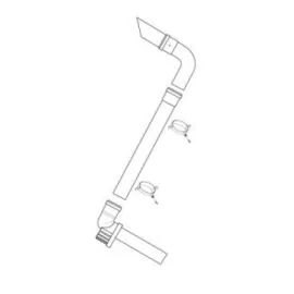 Baxi Multifit Plume Displacement Kit (Black) 720622901