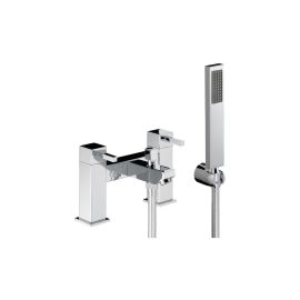 Abode Zeal Deck Mounted Bath Shower Mixer with Shower Handset Chrome AB1284 