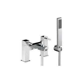 Abode Zeal Deck Mounted Bath Shower Mixer with Shower Handset Chrome AB1284 