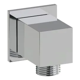 Abode Euphoria Square Wall Outlet - Chrome AB2419