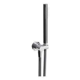 Abode Euphoria Circular Wall Outlet Handset & Bracket Set - Chrome AB24522