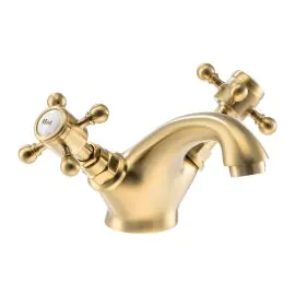 Abode Sentiment Basin Monobloc Mixer Brushed Brass AB2691