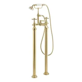 Abode Sentiment Extension Legs for Bath Filler & BSM - Brushed Brass AB2845