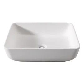 Abode Cava 450x350mm Tablet Basin - Chalk White ABB1007