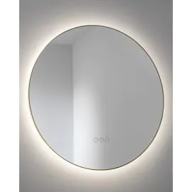 Abode Mayar 600mm Round LED Mirror - Brushed Brass ABM1013