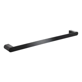 Abode Uno Single Towel Rail - Matt Black ABX1102