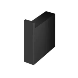 Abacus Pure Robe Hook Matt Black ACBX-205-2402