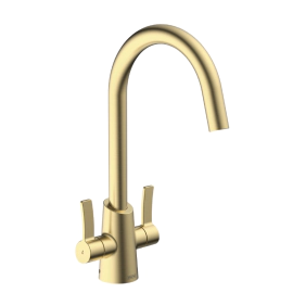 Bristan Acorn Easyfit Mono Sink Mixer Brushed Brass ACR EFSNK BB