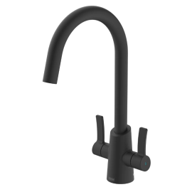 Bristan Acorn Kitchen Sink Mixer Black ACR EFSNK BLK