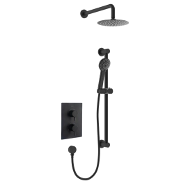 Bristan Apelo Concealed Dual Control Shower Pack Black APELO BLK SHWR PK