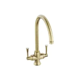 Abode Gosford Monobloc Mixer Tap Antique Brass AT1022