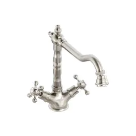 Abode Melford Monobloc Mixer Tap Brushed Nickel AT1044