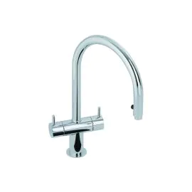Abode Hesta Mixer Tap w/Pull Out Chrome AT1205