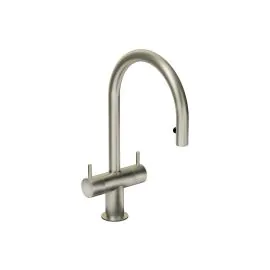 Abode Hesta Mixer Tap w/Pull Out Brushed Nickel AT1206