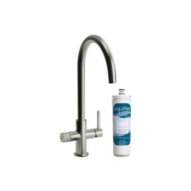 Abode Puria Aquifier Kitchen Mixer Tap Brushed Nickel AT2043
