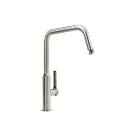 Abode Hex Single Lever Mixer Tap Brushed Nickel AT2085