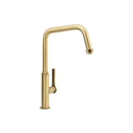 Abode Hex Single Lever Mixer Tap Antique Brass AT2087