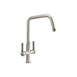 Abode Hex Monobloc Mixer Tap Brushed Nickel AT2091