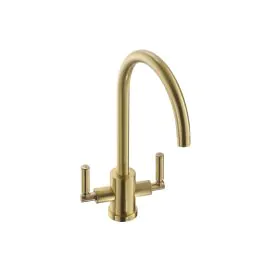 Abode Atlas Monobloc Mixer Tap Brushed Brass AT2096