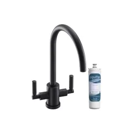 Abode Atlas Monobloc Aquifier Mixer Tap Matt Black AT2099
