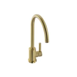 Abode Atlas Single Lever Mixer Tap Brushed Brass AT2102