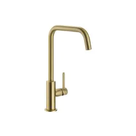 Abode Althia Single Lever Mixer Tap Brushed Brass AT2103