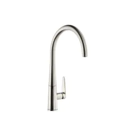 Abode Coniq R Single Lever Mixer Tap Brushed Nickel AT2116