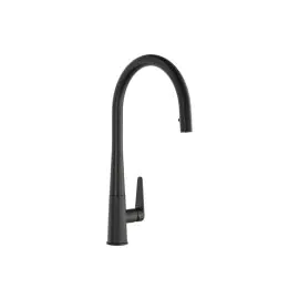 Abode Coniq R Single Lever Mixer Tap w/Pull Out Matt Black AT2121
